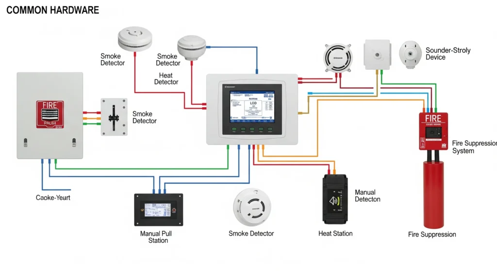 Commercial fire alarm system